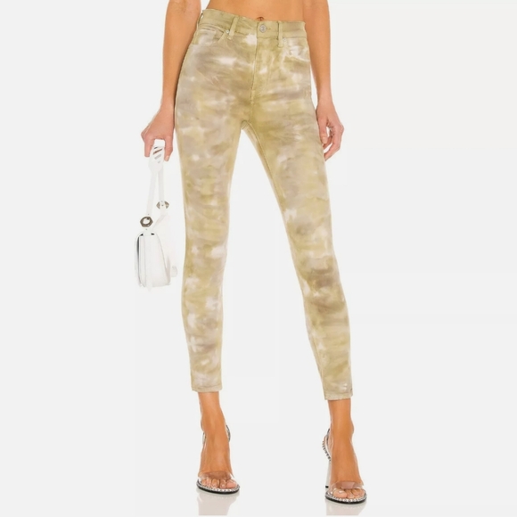 Hudson Barbara High Waisted Super Skinny Ankle Sage Fatigue Size 31 - Picture 4 of 16